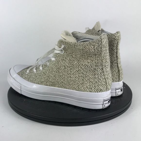 Converse Chuck 70 Vintage Weave High Top Tan/White 156282C Women’s Size 8 - Picture 7 of 12